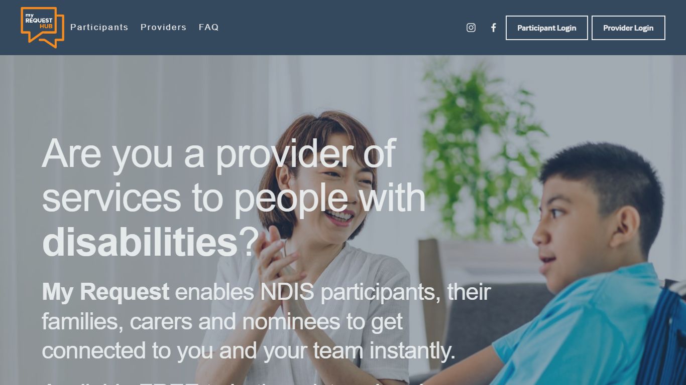 Service Providers — My Request
